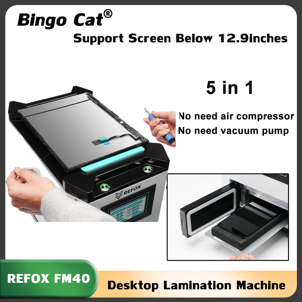 REFOX FM-40 5in1 Laminasyon Ma - Screen Alignment Tool incelemesi ve fiyatı